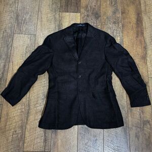 Polo Ralph Lauren Blazer Morgan Princeton Flax And Silk Black 38S XP30 Classic